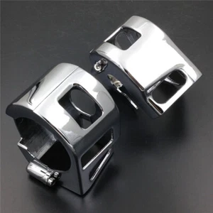 Chrome Switch Housing Cover For Kawasaki VN 900 Vulcan VN 2000 Vulcan 2004-2012 - Picture 1 of 5