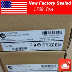 AB 1769-PA4 Compact Power Supply 120/240VAC Input Module 2023 Neu Versiegelt 1769PA4 - Bild 1 von 7