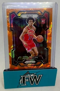 2023-24 Panini Prizm - Julian Phillips #125 Orange Ice Prizm (RC) - Picture 1 of 2