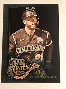 2022 Topps Allen & Ginter X C.J. Cron Colorado Rockies 268 - Picture 1 of 1