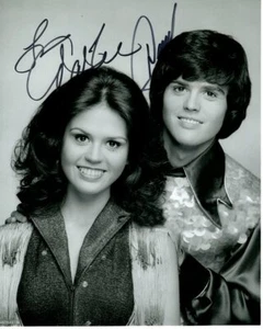 DONNY and MARIE OSMOND signed autographed 8x10 photo - Picture 1 of 1