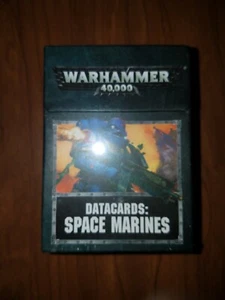 GW: Suplemento Warhammer 40k - TARJETAS DE DATOS: MARINES ESPACIALES - Imagen 1 de 2