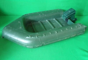 Vintage 1970s Palitoy Action Man Assault Dinghy Boat With Outboard Motor - Picture 1 of 16