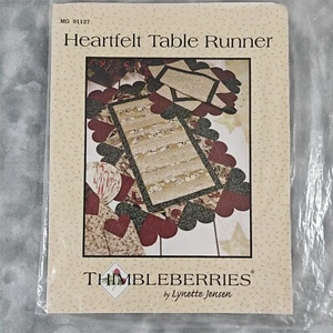 Thimbleberries Heartfelt Table Runner Quilt Pattern by Lynette Jensen MG 91127 - Picture 1 of 6