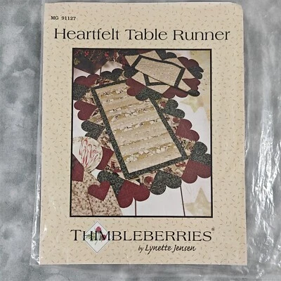 Thimbleberries Heartfelt Table Runner Quilt Pattern by Lynette Jensen MG 91127 - Image 1 of 4