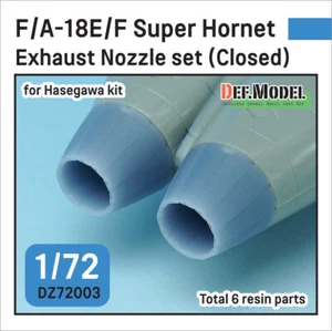 DEF.MODEL, DZ72003, F/A-18E/F Super Hornet Exhaust Nozzle (Closed) forHASE, 1/72 - Picture 1 of 8