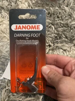 Janome Darning Foot  #20127000 Oscillating Hook Models (5mm Max Width)(SB) - Image 1 of 4