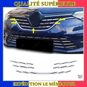 Calandre Chromé Prises D'air 5 pcs INOXY pour RENAULT MEGANE IV 2021 ET PLUS - Imagen 1 de 7