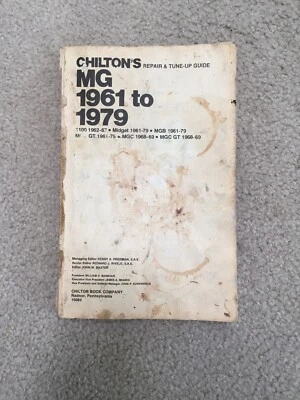 Guía de reparación y puesta a punto Chiltons MG 1961 a 1979 Foto 1 de 2