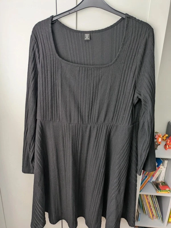 PLUS SIZE 24/26 RIBBED SKATER DRESS - Image 1 of 1