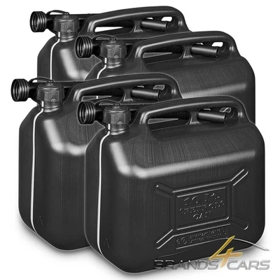 BENZINKANISTER 4x 10 LITER DIESEL KRAFTSTOFFKANISTER BENZIN KRAFTSTOFF - Bild 1 von 4