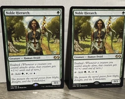 MTG Magic the Gathering 2x Noble Hierarch (174/271) Ultimate Masters NM  - Image 1 of 2