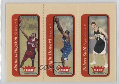 2004 Fleer Tradition Shaun Livingston Dwight Howard Robert Swift Rookie RC HOF - Image 1 of 2
