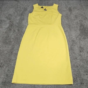 Talbots Kleid Gelb Ärmellos Damen Größe 6 Neu  - Bild 1 von 12