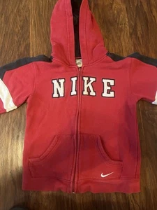 Youth Red Nike Zip Up Jacket Size Youth Small 6  - Picture 1 of 5