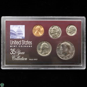 Aftermarket - United States Mint Coinage 35 year collection - 1974 Date Set - Picture 1 of 12
