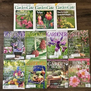 Lot of 10 Gardening Magazines Garden Gate Country Living Gardener Flower Rooms - Imagen 1 de 12