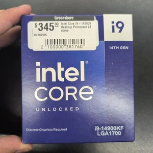 Processeur Intel Core i9-14900KF (5,6 GHz, 24 cœurs, LGA 1700) Boîte -... - Photo 1/4