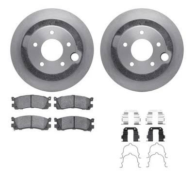 For Mazda Millenia 95-02 R1 Concepts WFUH1-80160 Rear Brake Kit w Optimum Pads - Image 1 of 2