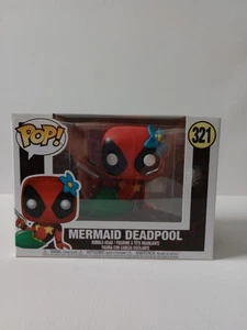 Marvel Funko Pop - Mermaid Deadpool (Special)# 321 Pop Vinyl - Picture 1 of 6