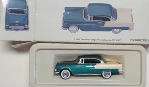 Vintage 1955 Chevrolet Bel Air Diecast Car Green/Cream High Speed GM 1:43 - Picture 1 of 7