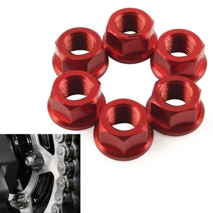 Tuercas de piñón M10 * 1.0 para Ducati Streetfighter Panigale V4 S Speciale rojo - Imagen 1 de 7