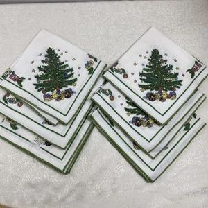 Tovaglioli Natalizi Vintage Fallani & Cohn Cotone Vacanze Albero di Natale Brasile - Foto 1 di 9