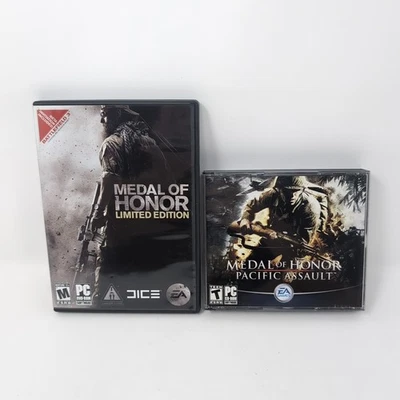 Medal of Honor Lot: MoH Limited Edition & MoH Pacific Assault (Windows PC Game) - Image 1 of 4