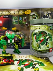 LEGO Bionicle Lehvak 8564 &ndash; Bohrok &ndash; Built w/ Canister & Japanese Poster &ndash; Good