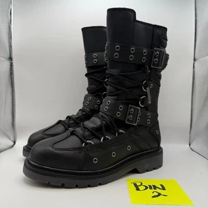 HARLEY DAVIDSON WOMEN'S 8.5 UPLIFT HDW SIDE-ZIP COMBAT MOTORCYCLE BOOTS D84810 - Picture 1 of 5