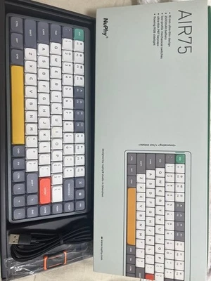 NuPhy AIR75 Mechanical Keyboard Compact Design Gateron Brown Switch Tested - Image 1 of 4