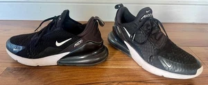 Nike Air Max 270 Black and White Sneaker Shoe Women's Size 10 - Picture 1 of 6