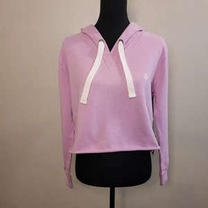 Element Damen Neu mit Etikett Crop Pullover roher Saum Hoodie Größe X-Small - Bild 1 von 11
