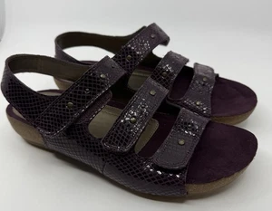 Easy Spirit Sewell Esvarten Damen-Sandale 8M dunkellila bequeme Riemchen neu im Karton - Bild 1 von 7