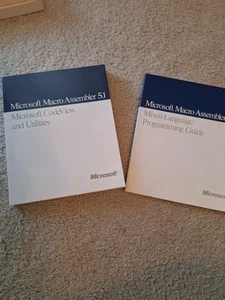Microsoft Macro Assembler 5.1 Programmierhandbuch CodeView Dienstprogramm Handbuch - Bild 1 von 3