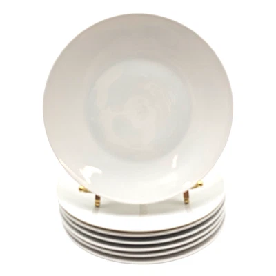 MCM Rosenthal-Continental Rhythm Salad Plates Raymond Loewy White 7 pcs 7.5” - Image 1 of 4