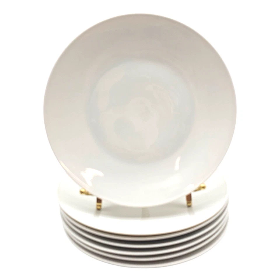 MCM Rosenthal-Continental Rhythm Salad Plates Raymond Loewy White 7 pcs 7.5” - Image 1 of 4