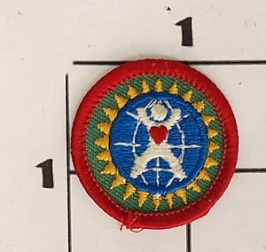 Dabbler Merit Patch Girl Scouts USA Vintage Uniform Iron On Costume - Picture 1 of 1