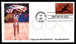 MayfairStamps US FDC 2004 Pennsylvania Athens Olympics First Day Cover aat_53421 - Picture 1 of 2