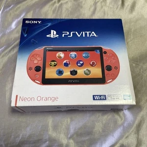 PS Vita PCH-2000 Neon Orange Konsole Sony PlayStation mit Box s0395 24h Sale! - Bild 1 von 4
