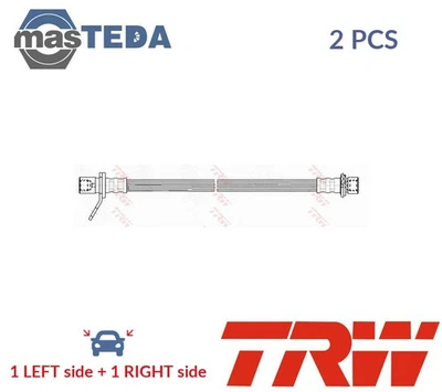 PHA553 BRAKE HOSE LINE PIPE REAR TRW 2PCS NEW OE REPLACEMENT - Image 1 of 4