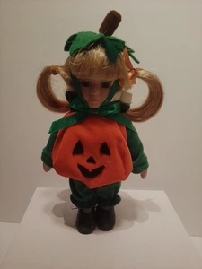 Vintage 2000 Patricia Kürbis Halloween Puppe kleine Leckereien 10" groß - Bild 1 von 5