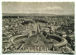 Vintage Roma Panorama from St. Peter Church Photochrome Postcard - Picture 1 of 2