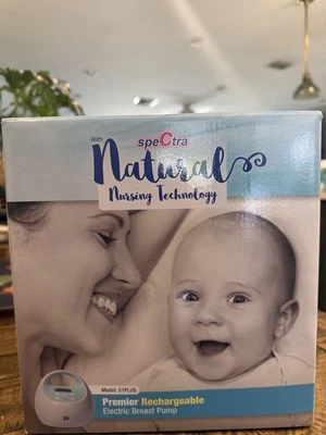 Extractor de leche eléctrico portátil Spectra S1 Plus doble recargable AZUL Foto 1 de 3