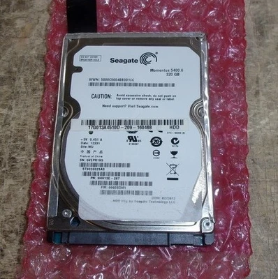 Seagate ST9320325AS 9HH13E-287 2.5" SATA 320GB Hard Drive SEE NOTES - Image 1 of 3