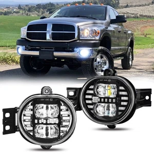 2x LED Fog Lights Replacement For Dodge Ram 1500 2500 3500 02-08 / Durango 04-06 - Picture 1 of 12