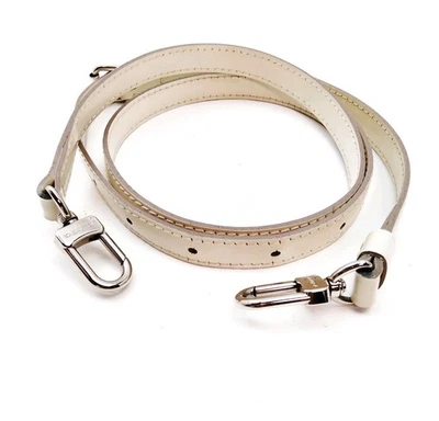 LOUIS VUITTON Ivory / White Leather Adjustable Shoulder Strap!  Epi Alma 2 Way - Image 1 of 4