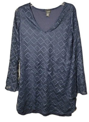 Rue 21 Dress Navy Blue Lace  Size Large - Image 1 of 4