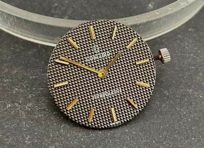 Vintage Concord Quartz Movement, Grid Dial, Hands, and Crown. Restore/Parts - Image 1 of 3