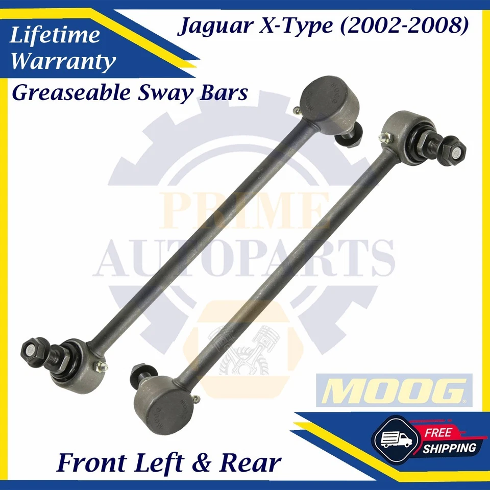 Barras de balanço dianteiras MOOG OEM para 2002-2008 Jaguar X-Type garantia vitalícia - Imagem 1 de 4